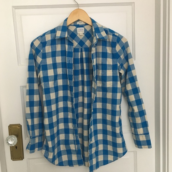 J. Crew Factory Petite Lightweight Homespun Shirt - Picture 2 of 4